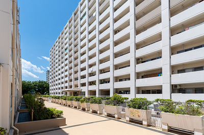所沢パークタウン駅前プラザ・駅前通り